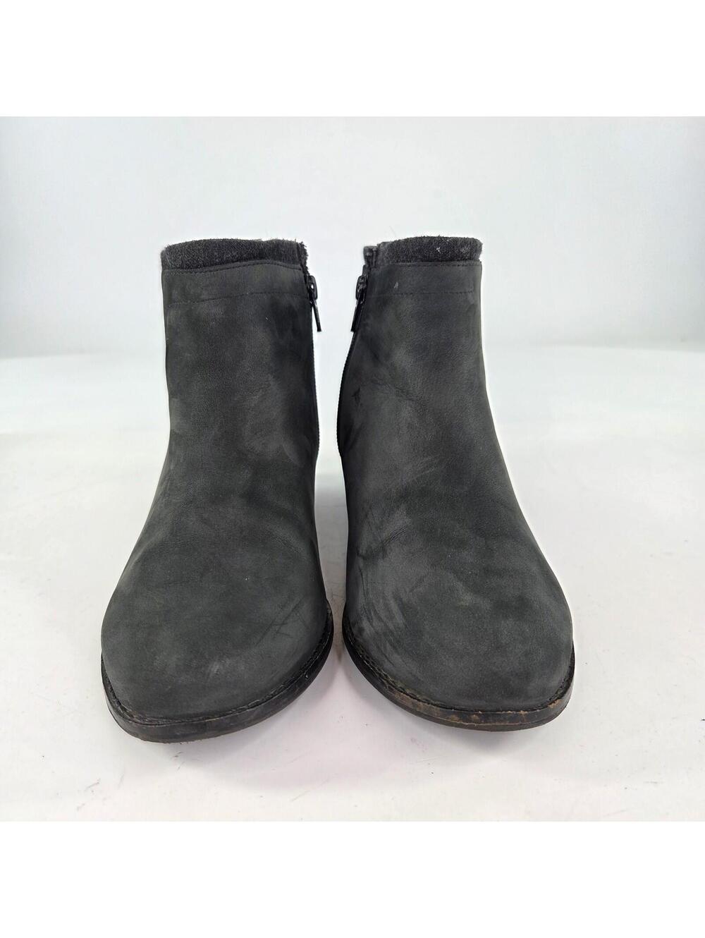Vionic Joslyn black suede booties US 8 Weather Resistant wool-blend Ankle Boots - Picture 2 of 8